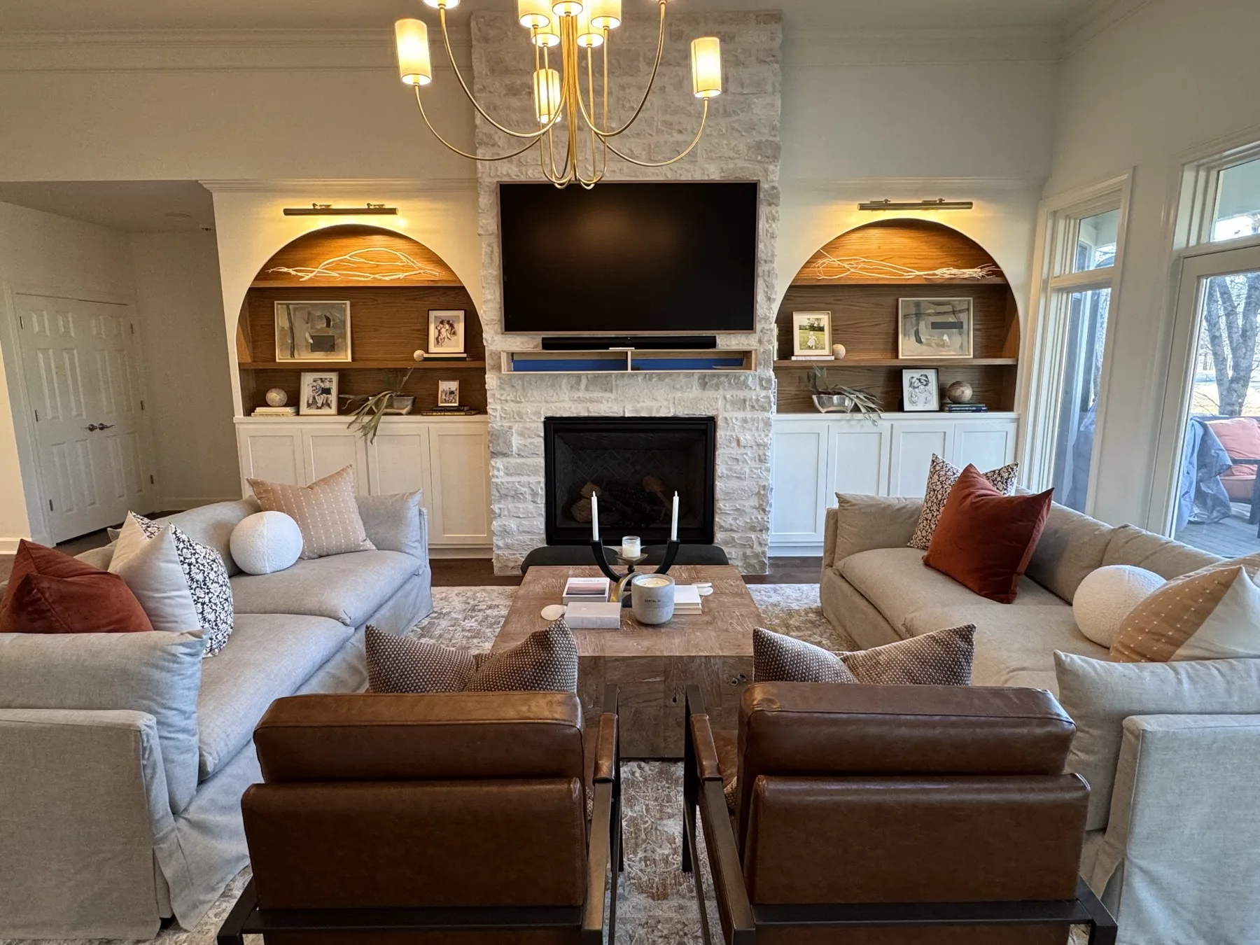 Open Concept Living Room Renovation in Little Rock